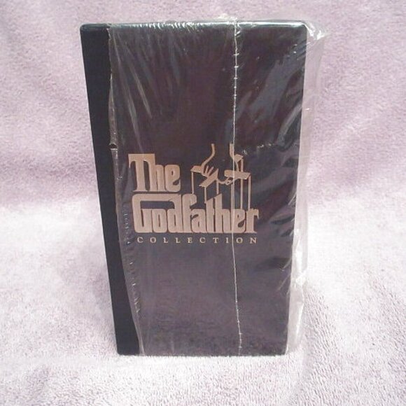 1997 The Godfather Collection 3 VHS Tapes Boxed Set Gangster Mob Movies NEW - Picture 6 of 8